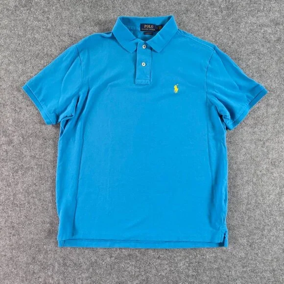 Polo Ralph Lauren Mens Size L Bundle - 3 Classic Fit Mesh Polo Shirts - Picture 6 of 8